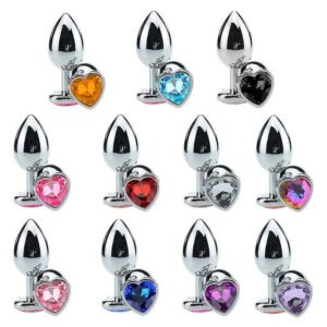 Plug Anal de metal CORAZON - P