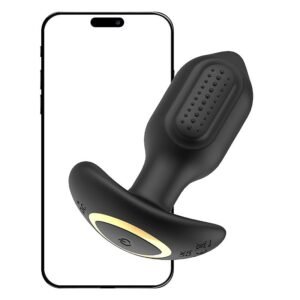 Plug anal con vibración y rotación - USB