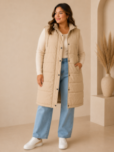 Chaleco largo puffer L/G