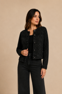 Campera de Jean con Brillo